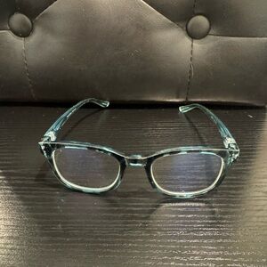 Bunny Eyez Blue And Black Anna Non Prescription fashion GLASSES